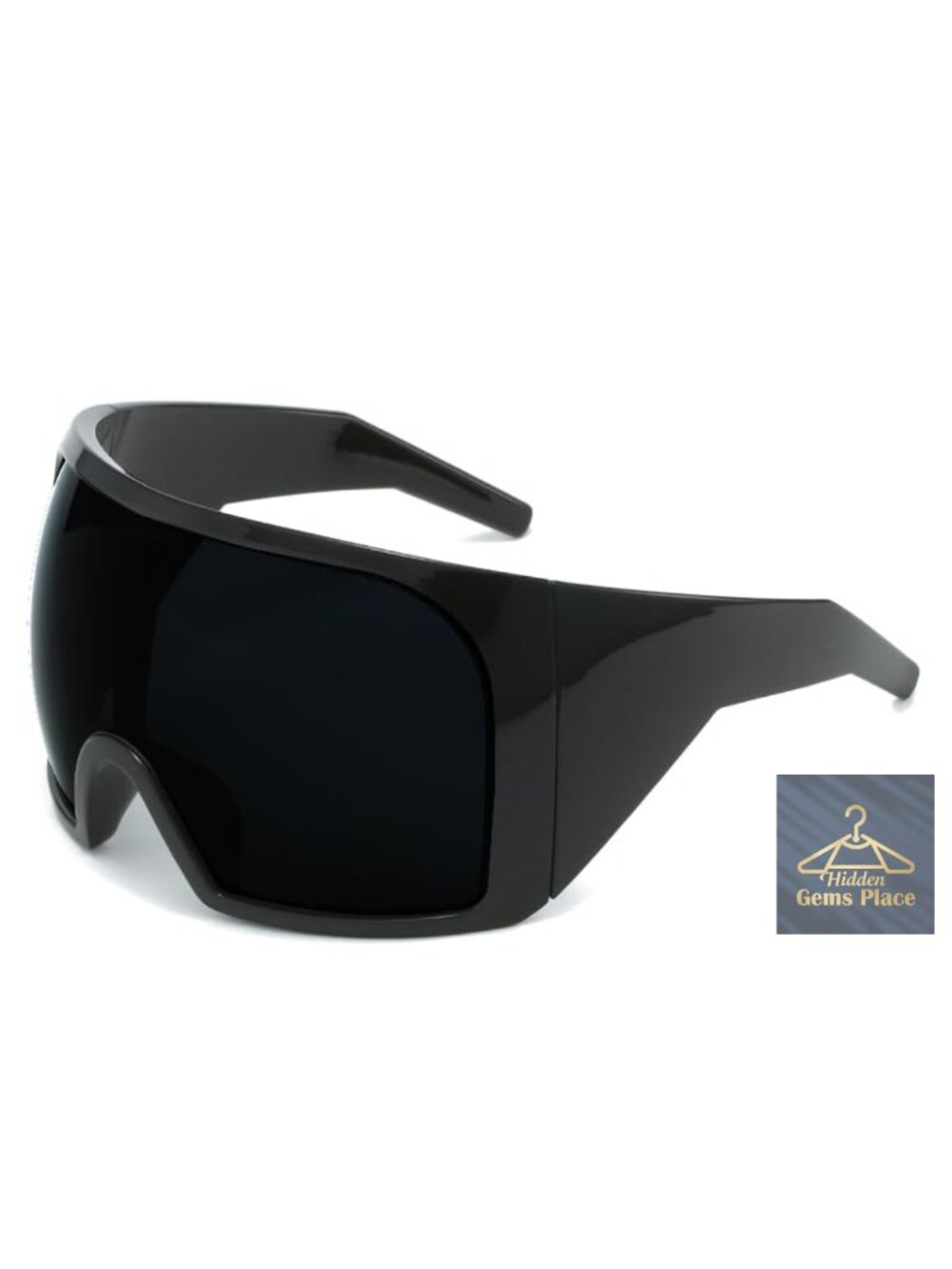 Oversized Wrap Around Sunglasses Unisex Rave Sporty Shield Glasses UV Protection